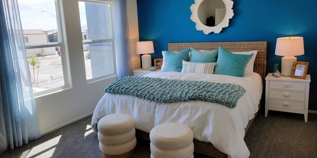 new bedroom in kalea trails new home build in las vegas nevada